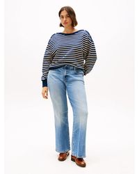 Tommy Hilfiger - Jean Bootcut Curve Effet Délavé Taille Mi-Haute - Lyst
