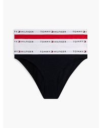 Tommy Hilfiger - Essential 3-Pack Repeat Logo Waistband Briefs - Lyst