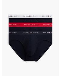 Tommy Hilfiger - 3-Pack Signature Repeat Logo Waistband Briefs - Lyst
