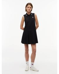 Tommy Hilfiger - Tommy Badge Pique Mini Polo Dress - Lyst