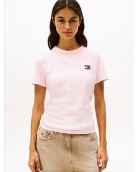 Tommy Hilfiger - Camiseta De Cuello Redondo Con Parche - Lyst