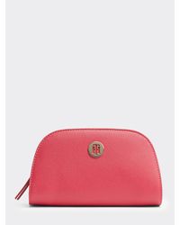 Tommy Hilfiger Klassieke Toilettas Met Monogram - Roze