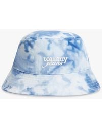 Tommy Hilfiger - Logo Embroidery Tie-Dye Bucket Hat - Lyst