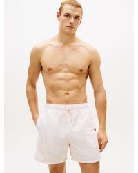 Tommy Hilfiger - Original Print Mid Length Swim Shorts - Lyst