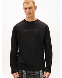 Tommy Hilfiger - T-Shirt Lounge Original A Maniche Lunghe - Lyst