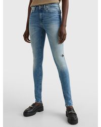 Tommy Hilfiger - Como Heritage Skinny Fit Faded Jeans - Lyst