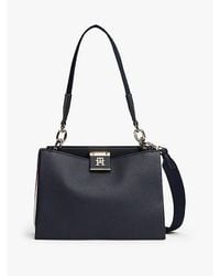 Tommy Hilfiger - Handtas Met Th-Monogram En Signature-Detail - Lyst