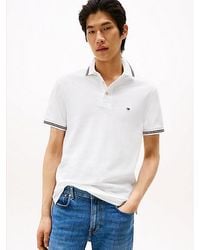 Tommy Hilfiger - Slim Fit Polo Met Contraststreep - Lyst