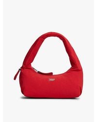Tommy Hilfiger - Metal Logo Padded Strap Shoulder Bag - Lyst