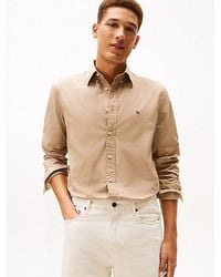Tommy Hilfiger - Camisa De Popelín Th Flex De Corte Regular - Lyst
