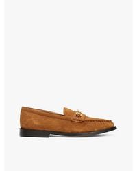 Tommy Hilfiger - Suède Loafer Met Paardenbit-Detail - Lyst