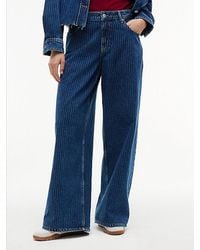 Tommy Hilfiger - Daisy Low Rise Loose Pinstripe Jeans - Lyst