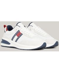 Tommy Hilfiger - Leather Chunky Sole Runner Trainers - Lyst