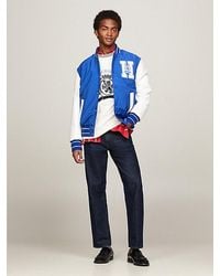 Tommy Hilfiger - Relaxed Fit Varsity-Jacke mit Wappen - Lyst