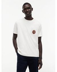 Tommy Hilfiger - Crest Pocket Fluid Cotton T-Shirt - Lyst