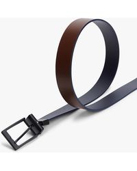 Tommy Hilfiger - Rectangular Buckle Reversible Leather Belt - Lyst