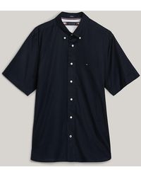 Tommy Hilfiger - Adaptive Th Flex Poplin Regular Short Sleeve Shirt - Lyst
