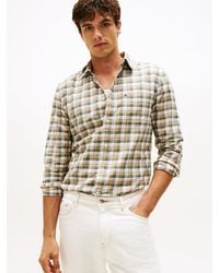Tommy Hilfiger - Camicia Oxford Regular Fit A Quadri Tartan - Lyst