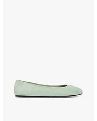 Tommy Hilfiger - Suède Ballerina Met Th-Monogram - Lyst