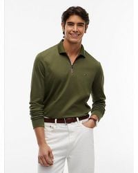 Tommy Hilfiger - Fluid Cotton Long Sleeve Polo Shirt - Lyst