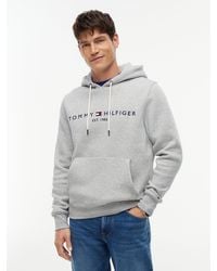 Tommy Hilfiger - Logo Flex Fleece Hoody - Lyst
