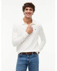 Tommy Hilfiger - Regular Fit Polo Jumper With Cashmere - Lyst