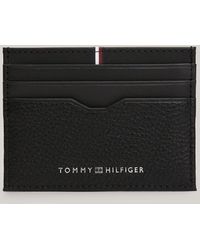 Tommy Hilfiger - Mixed Texture Credit Card Holder - Lyst