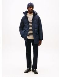 Tommy Hilfiger - Parka Imbottito Idrorepellente Con Cappuccio - Lyst