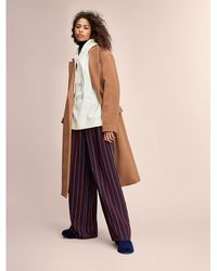 Tommy Hilfiger Sneaker Van Bevlokt Leer - Blauw