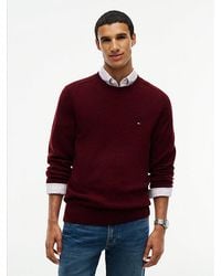 Tommy Hilfiger - Pure Lambswool Crew Neck Jumper - Lyst