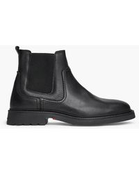 Tommy Hilfiger - Lightweight Leather Chelsea Boots - Lyst