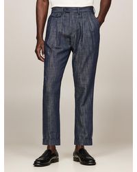 Tommy Hilfiger - Pleated Turn-up Regular Fit Trousers - Lyst