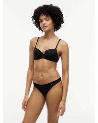 Tommy Hilfiger - Essential Tonal Logo Underwired Demi Bra - Lyst