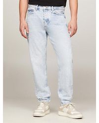 Tommy Hilfiger - Isaac Relaxed Tapered Jeans Met Fading - Lyst
