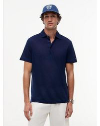 Tommy Hilfiger - New York Label Regular Fit Linen Blend Polo Shirt - Lyst