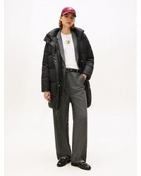 Tommy Hilfiger - Waterafstotende Donsjas Met Capuchon - Lyst