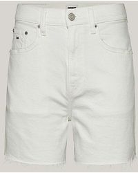Tommy Hilfiger - Curve Mom Fit Jeans-Shorts mit ultrahohem Bund - Lyst