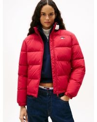 Tommy Hilfiger - Logo Relaxed Puffer Jacket - Lyst
