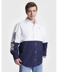 Tommy Hilfiger - Adaptive Archive Relaxed Colour-blocked Overhemd - Lyst