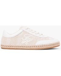 Tommy Hilfiger - Woven Logo Embroidery Rope Trainers - Lyst