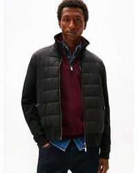 Tommy Hilfiger - Smart Casual Jack Met Rits En Gemengde Texturen - Lyst