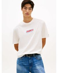 Tommy Hilfiger - 90S Logo Embroidery Jersey T-Shirt - Lyst
