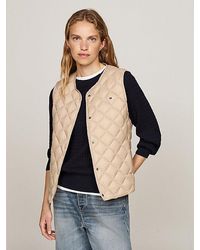 Tommy Hilfiger - Chaleco Acolchado Con Relleno De Plumón - Lyst