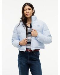 Tommy Hilfiger - Tommy Jeans Back Logo Cropped Puffer Jacket - Lyst