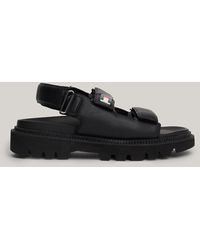 Tommy Hilfiger - Cleat Strap Flat Sandals - Lyst