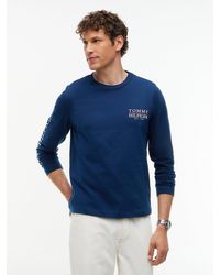 Tommy Hilfiger - Heritage Back Graphic Long Sleeve T-Shirt - Lyst