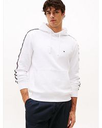 Tommy Hilfiger - Hoodie Mit Tunnelzug Und Global-Streifen - Lyst