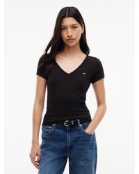 Tommy Hilfiger - Essential V-neck Slim Fit T-shirt - Lyst
