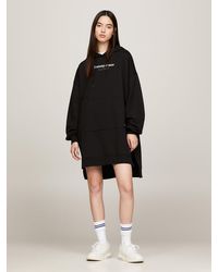 Tommy Hilfiger - Essential Hooded Sweater Dress - Lyst