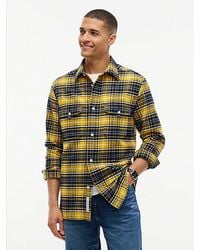 Tommy Hilfiger - Relaxed Fit Check Flannel Overshirt - Lyst